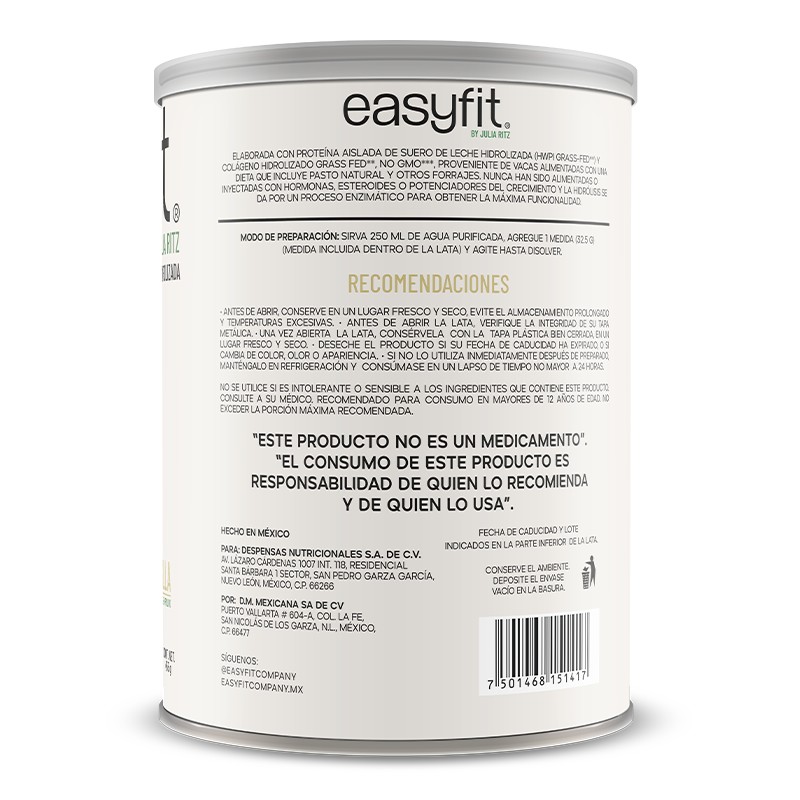 Proteína + Colágeno Easyfit Vainilla 455 gr