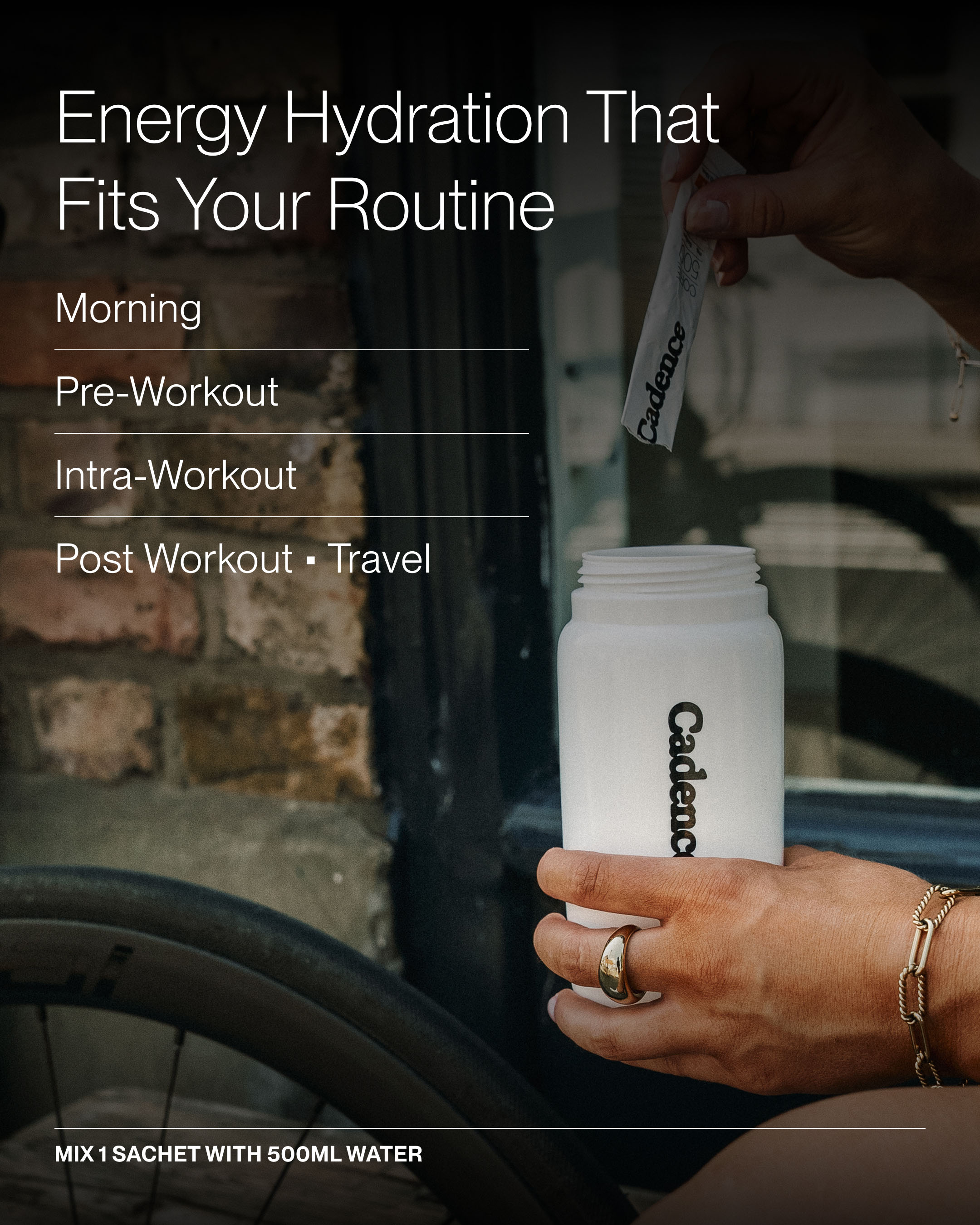 Cadence Energy Hydration Sachets (4 sticks)