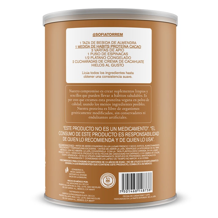 Proteína Habits Cacao 488 gr