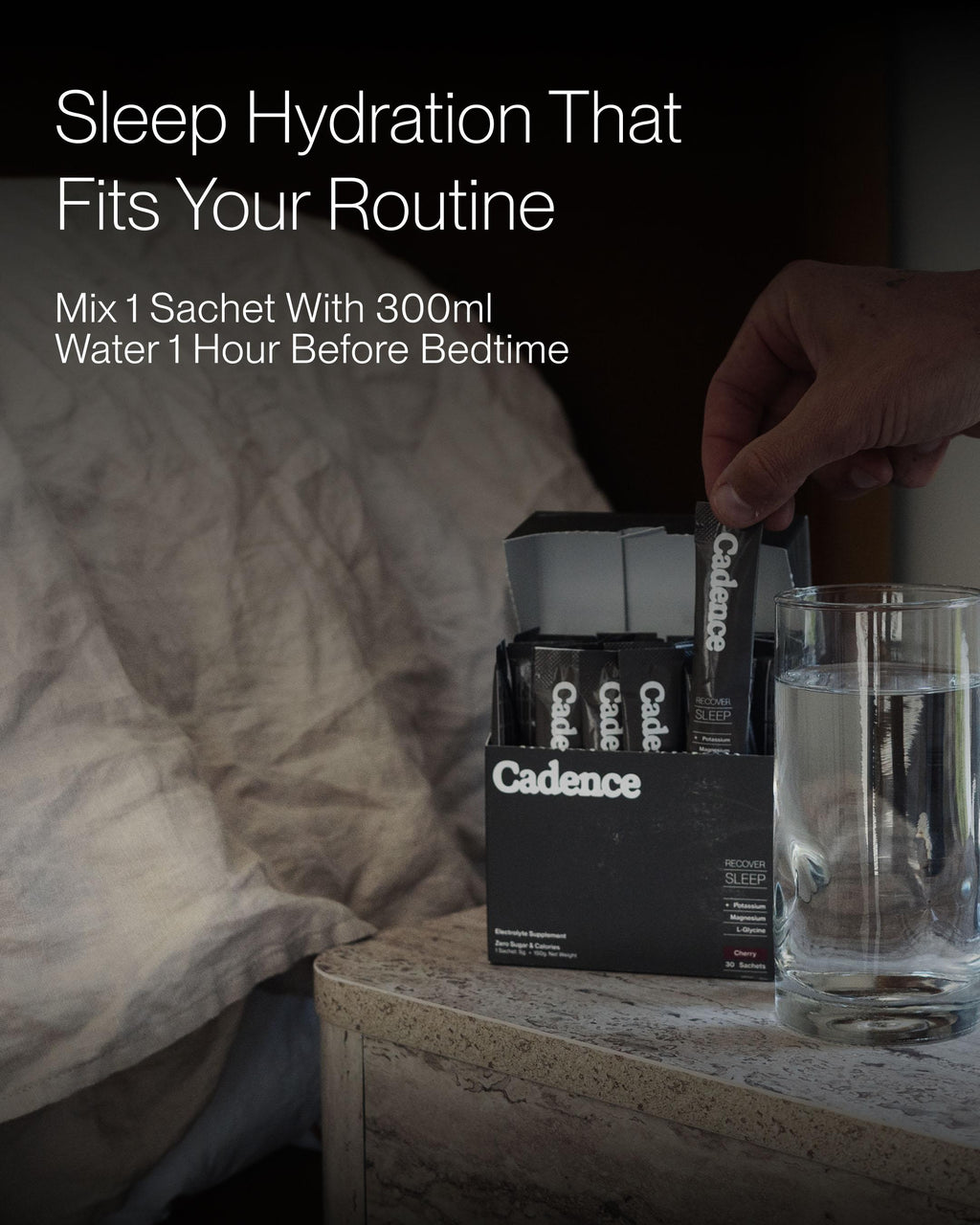 Cadence Sleep Hydration Sachets (4 sticks)