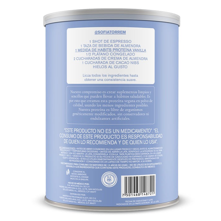 Proteína Habits Vainilla 488 gr